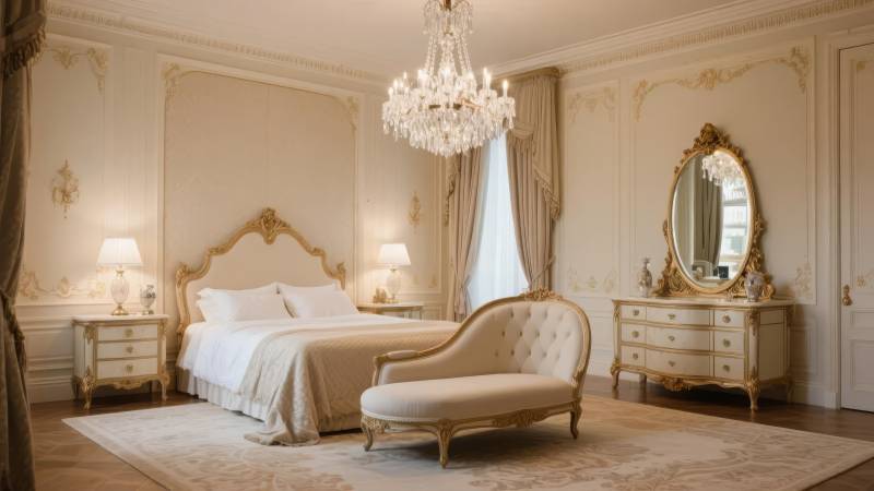 奢华欧式卧室图片