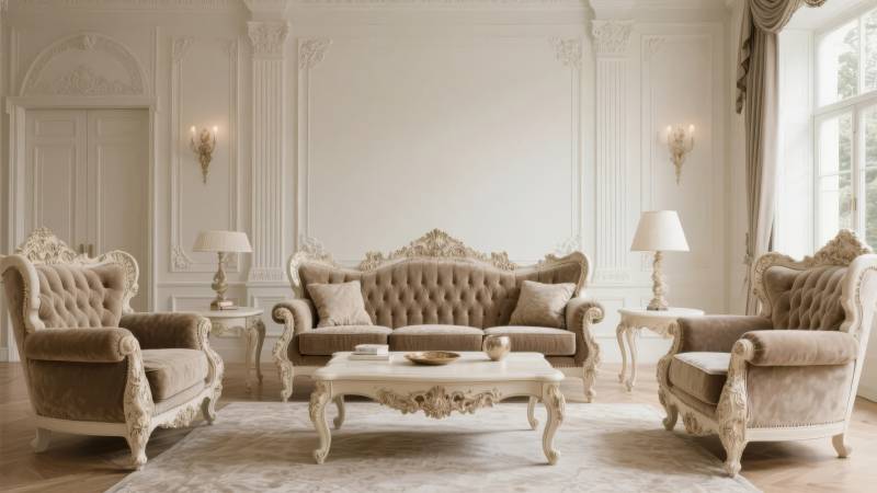 欧式古典客厅图片