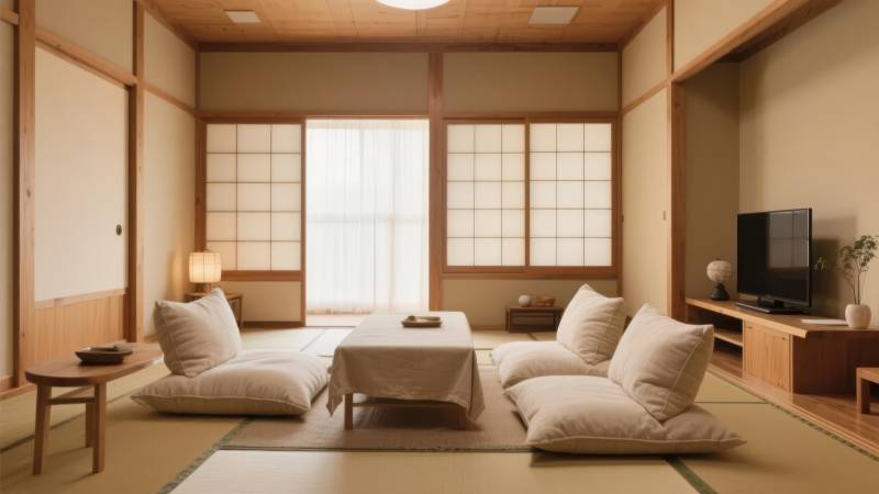 日式榻榻米客厅图片