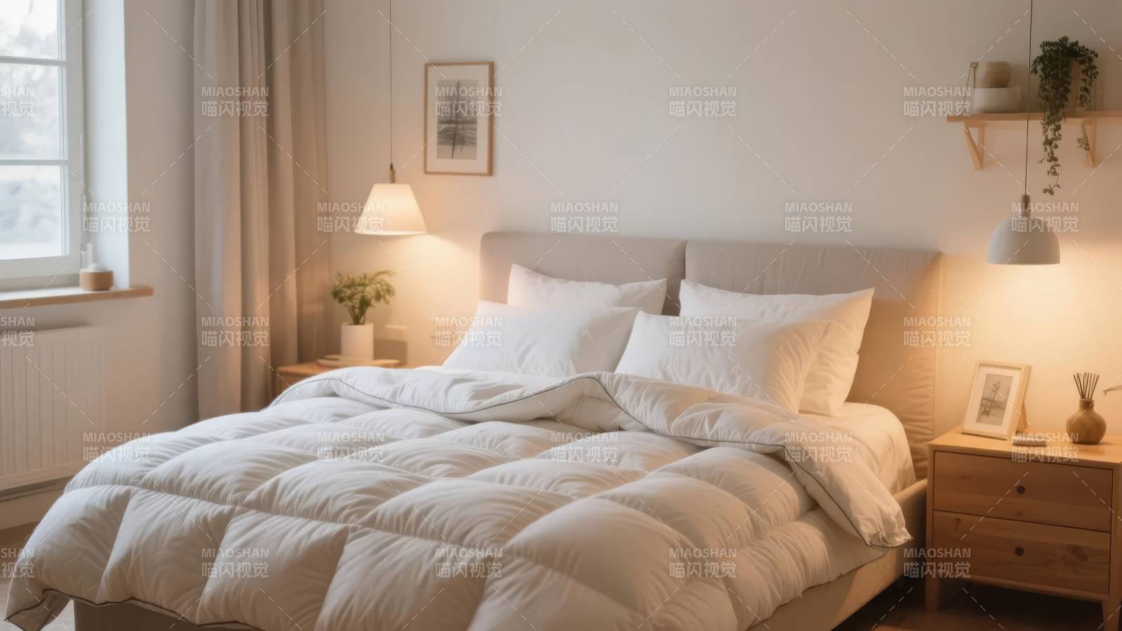 温馨卧室静谧时光图片