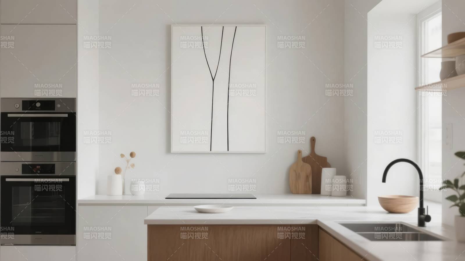 简约厨房艺术设计图片