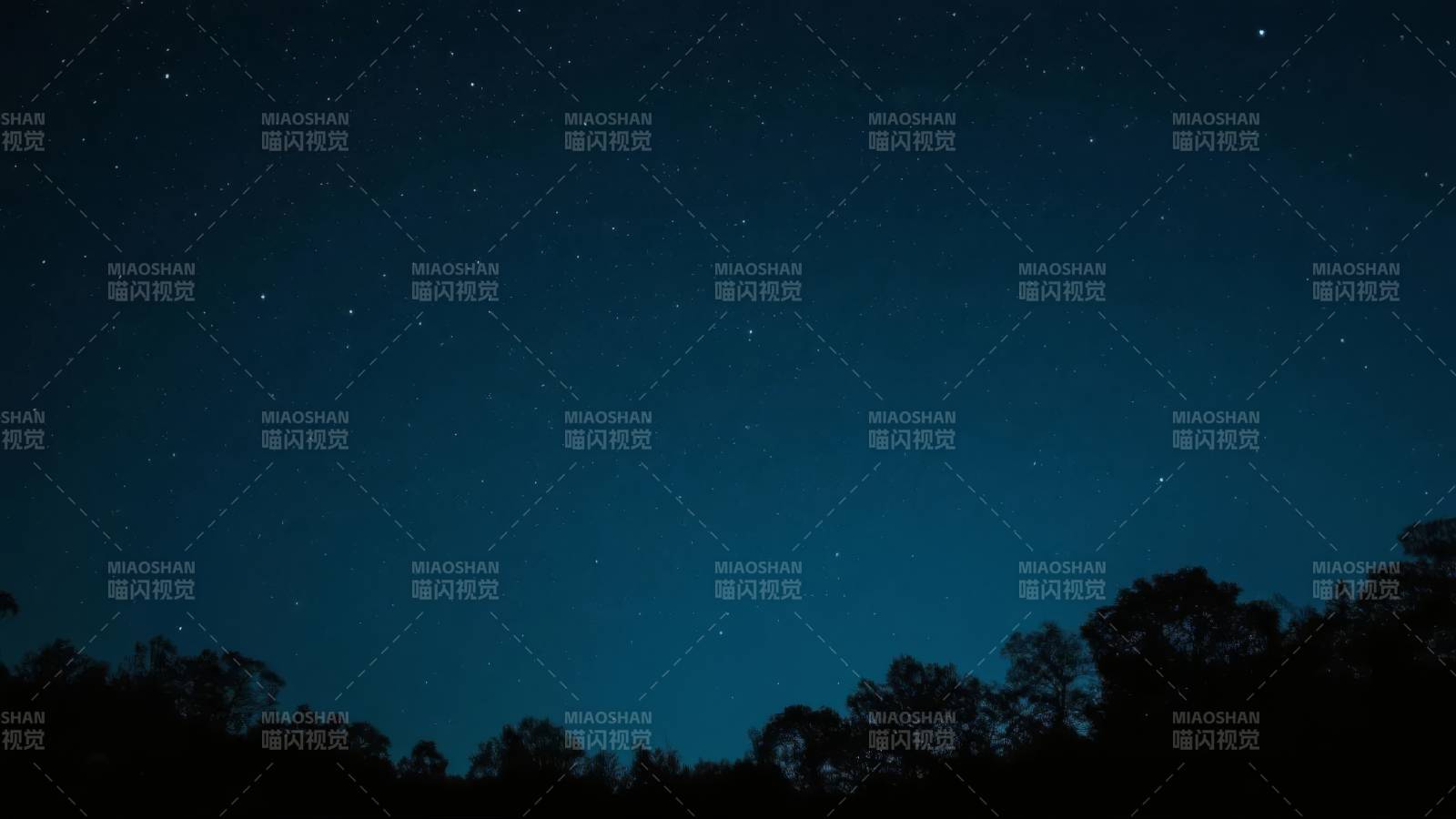 星空下的静谧夜景图片