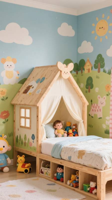 童趣小屋卧室图片
