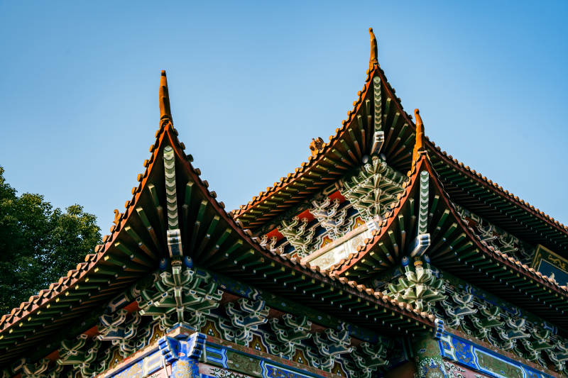 古建筑飞檐翘角图片