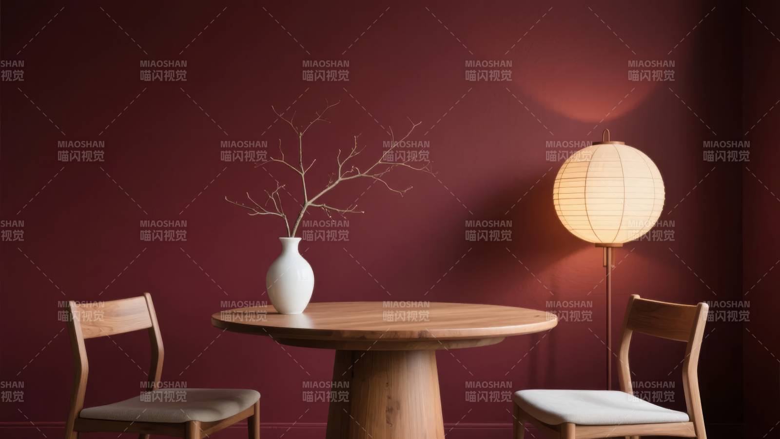 静谧雅致的餐桌一角图片