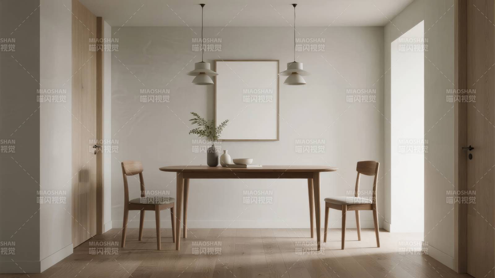 简约餐桌空间图片