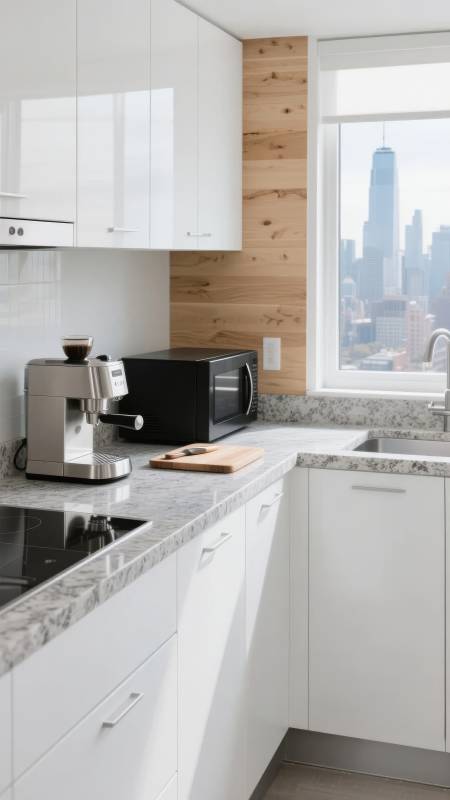 现代厨房 城市景观图片