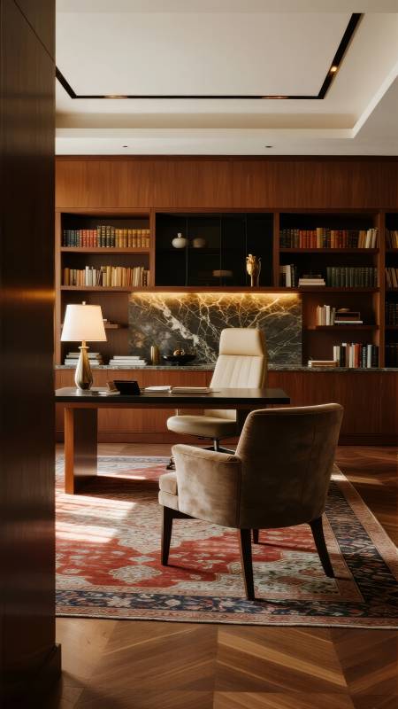 现代书房雅致空间图片
