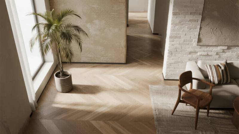 现代简约客厅一角图片