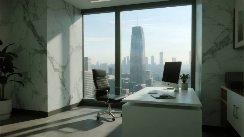 现代都市办公室图片
