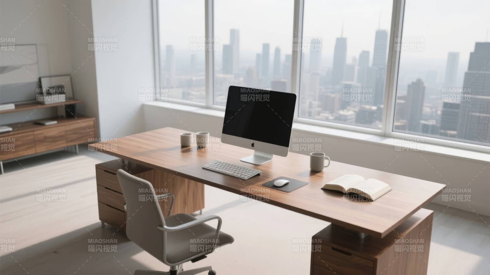 现代办公桌椅设计图片