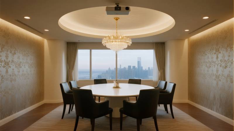 豪华会议室全景图片