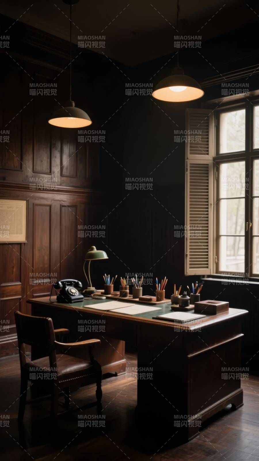 古朴书房静谧时光图片