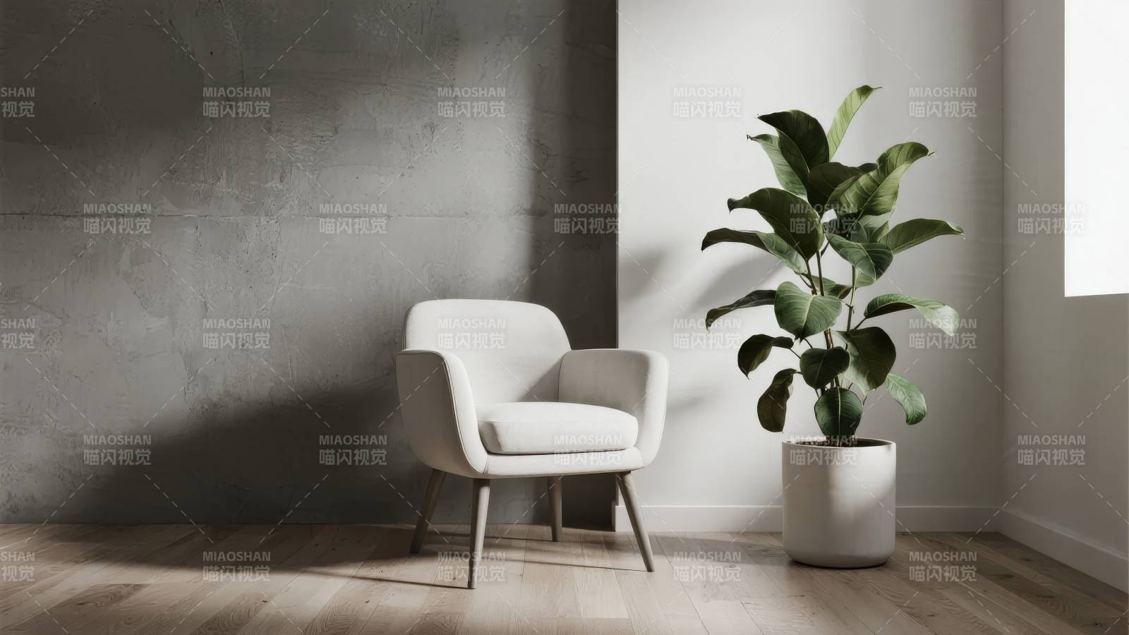 简约客厅一角图片