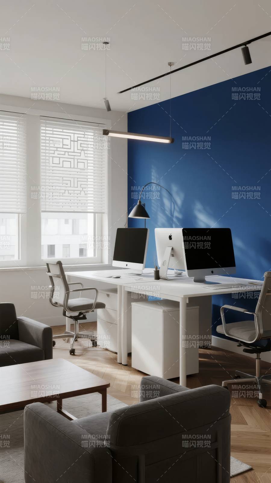 现代简约办公空间图片
