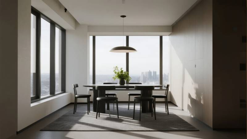 现代简约餐厅设计图片