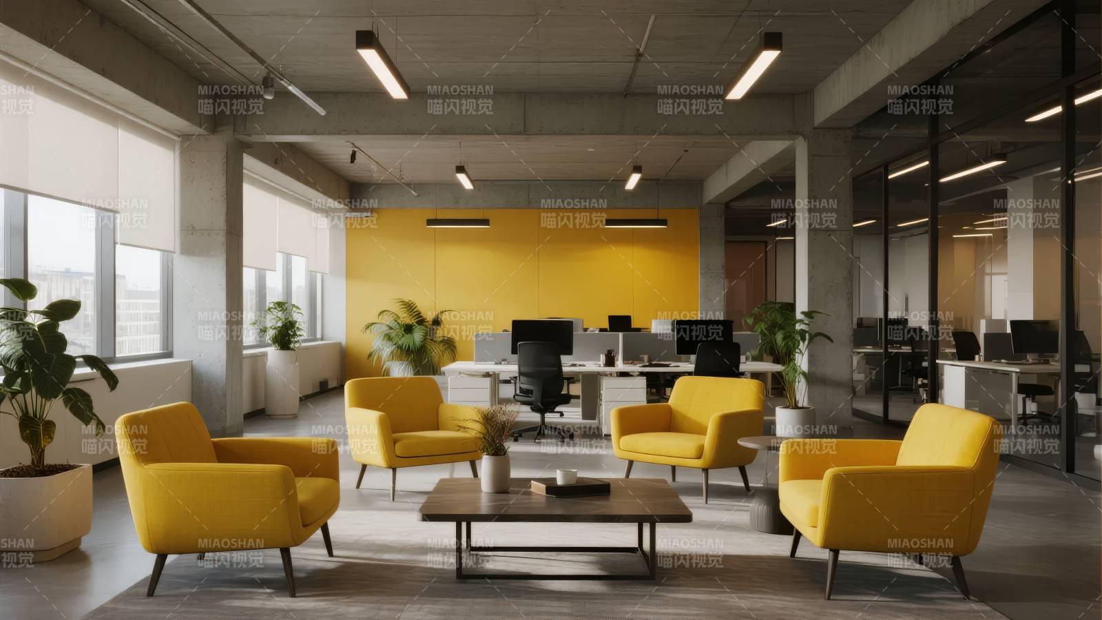 现代办公空间设计图片