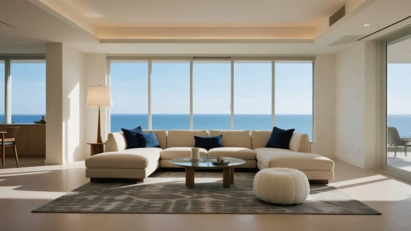 海景客厅 现代简约图片