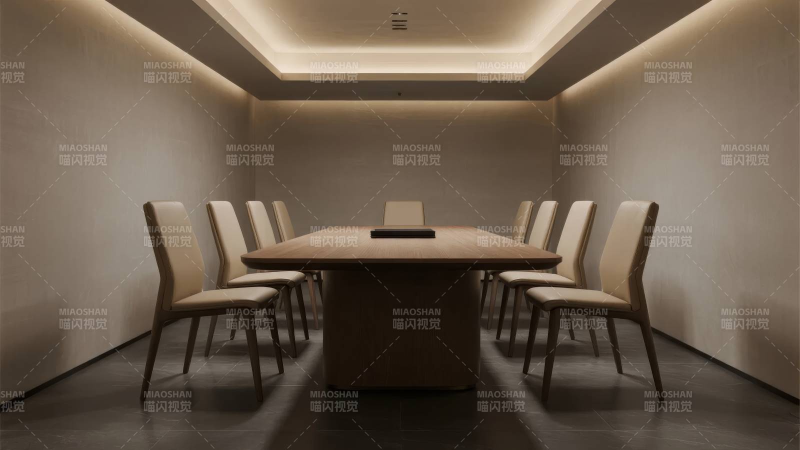 现代简约会议室图片