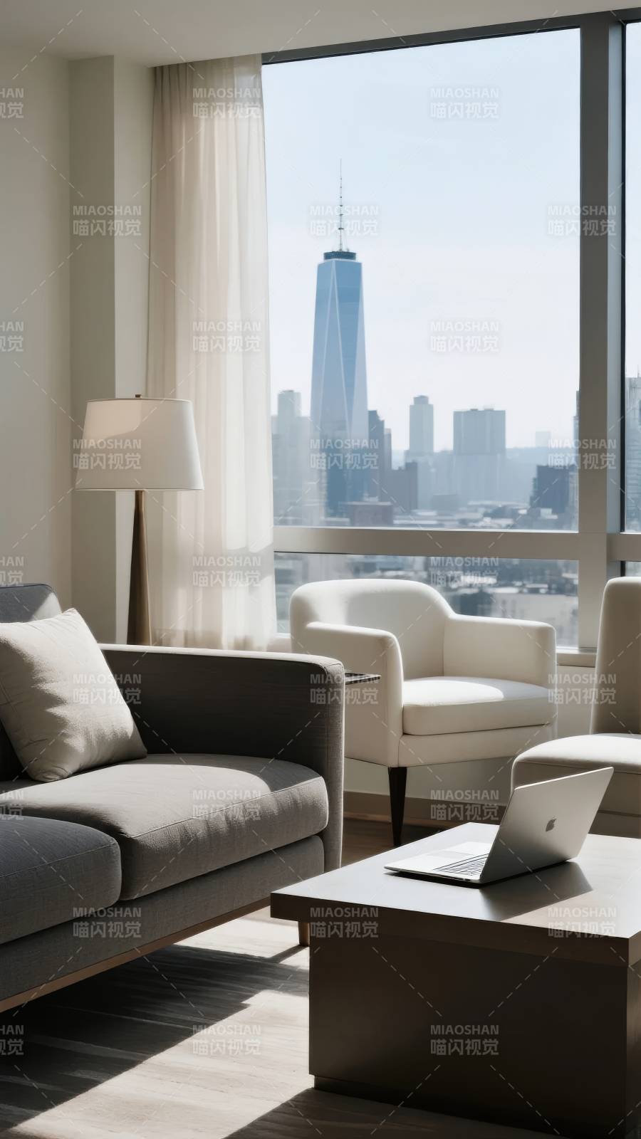 都市客厅风光图片