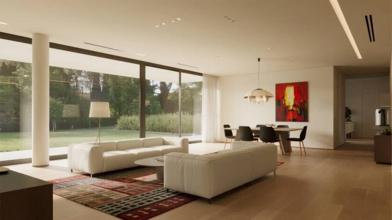 现代简约客厅设计图片