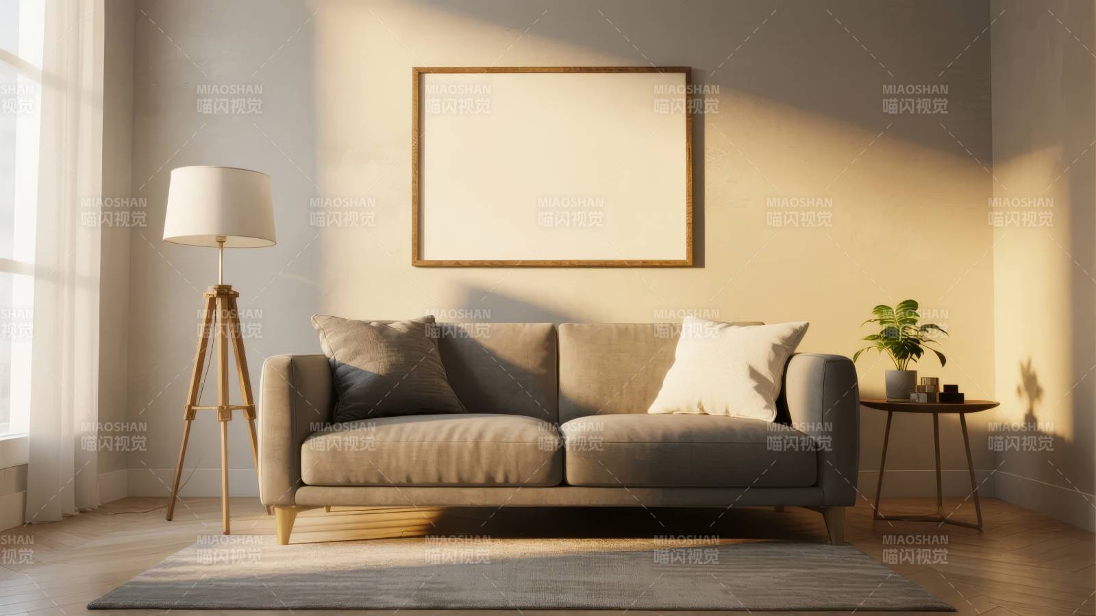 温馨客厅一角图片