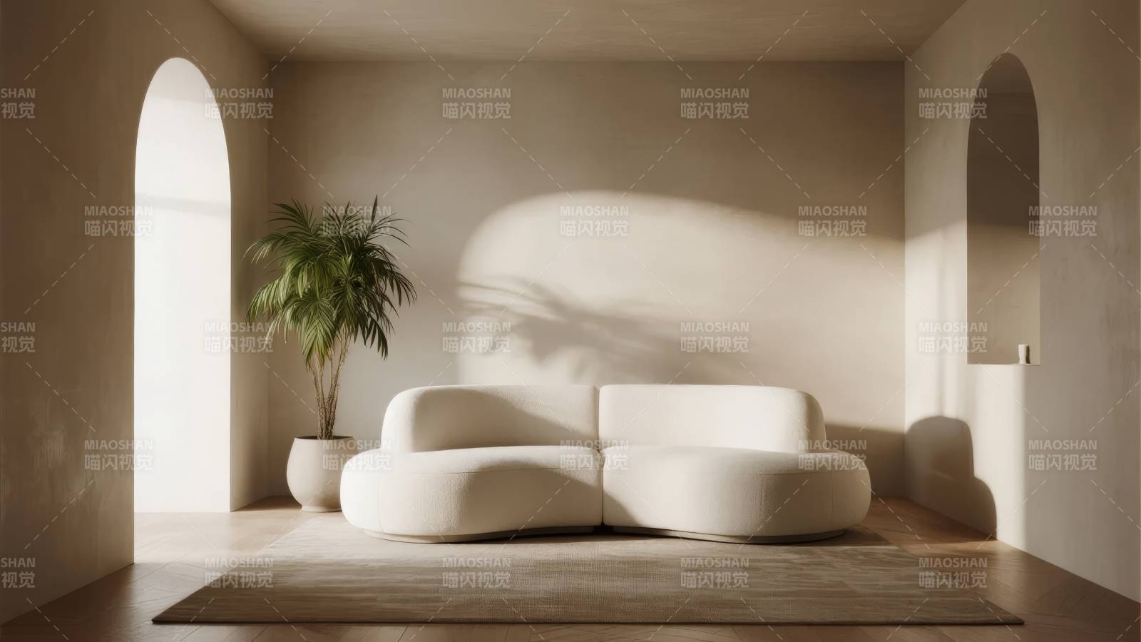 简约客厅光影之美图片