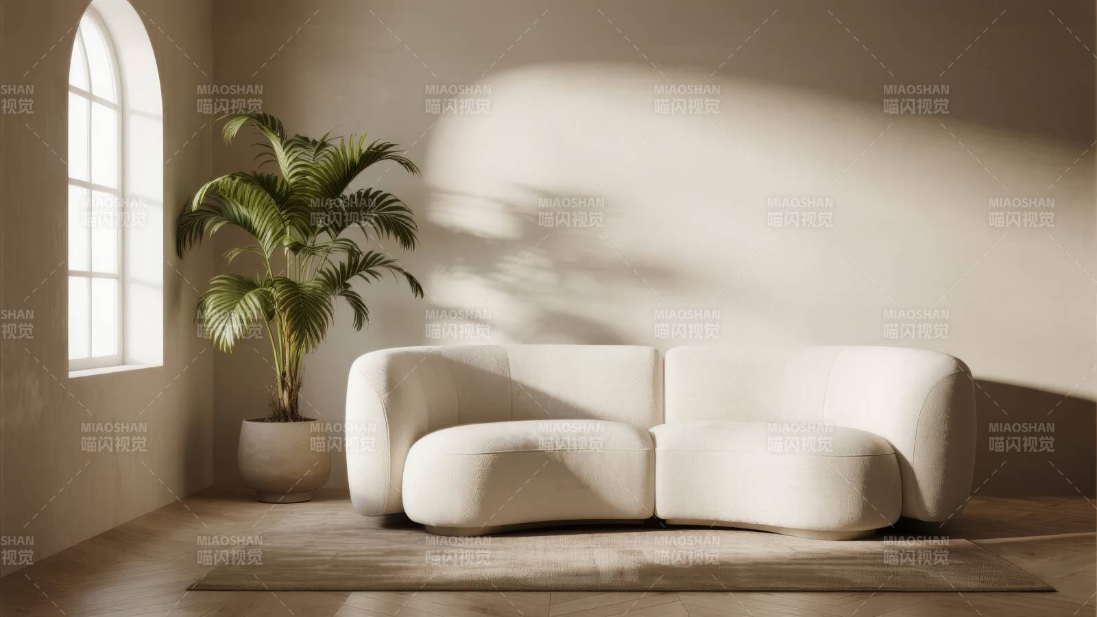 简约客厅光影美图片