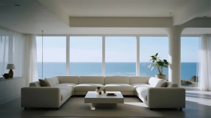 海景客厅 简约现代图片