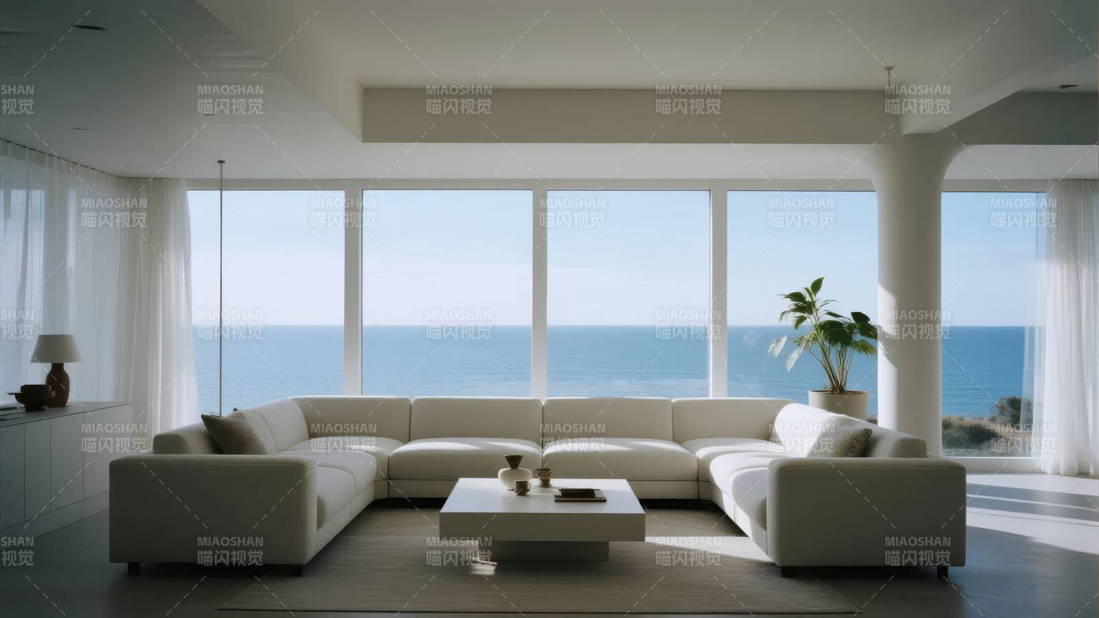 海景客厅 简约现代图片