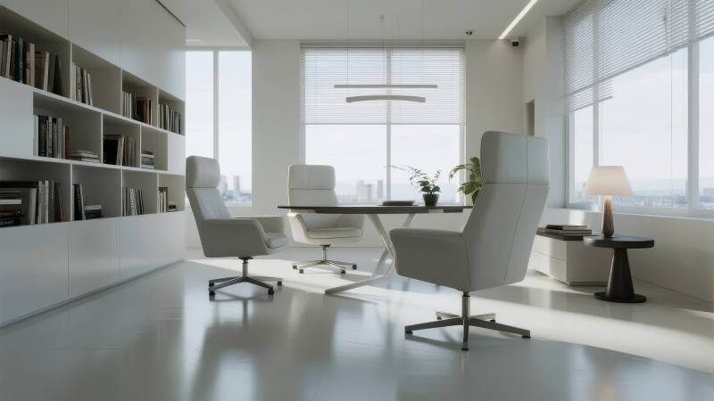 现代简约办公室图片
