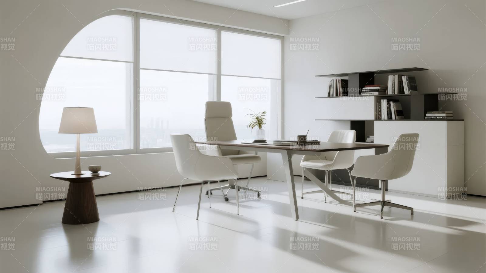 现代简约办公室图片