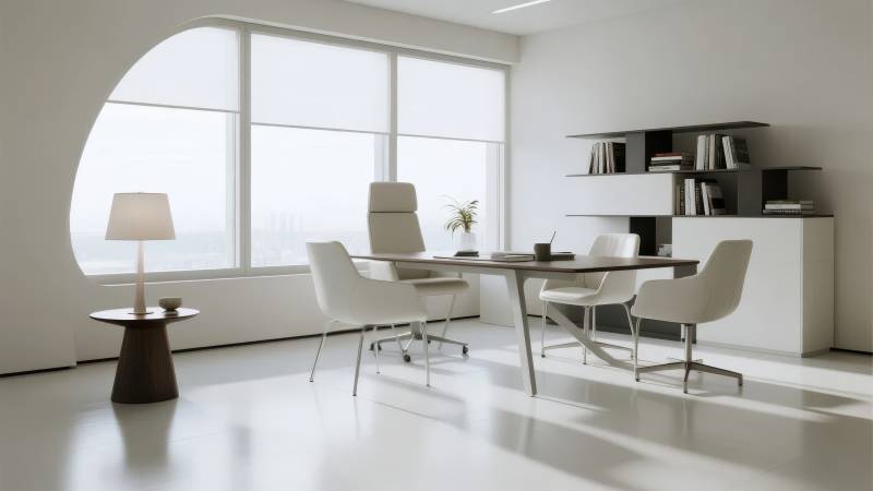 现代简约办公室图片