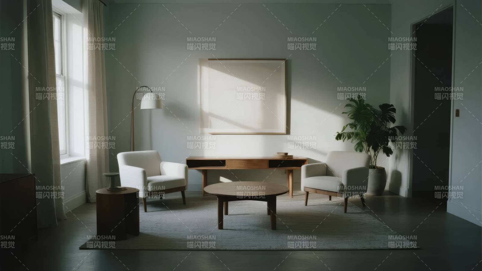 简约客厅静谧时光图片