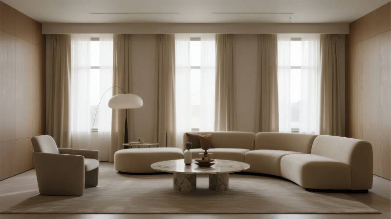 现代简约客厅设计图片