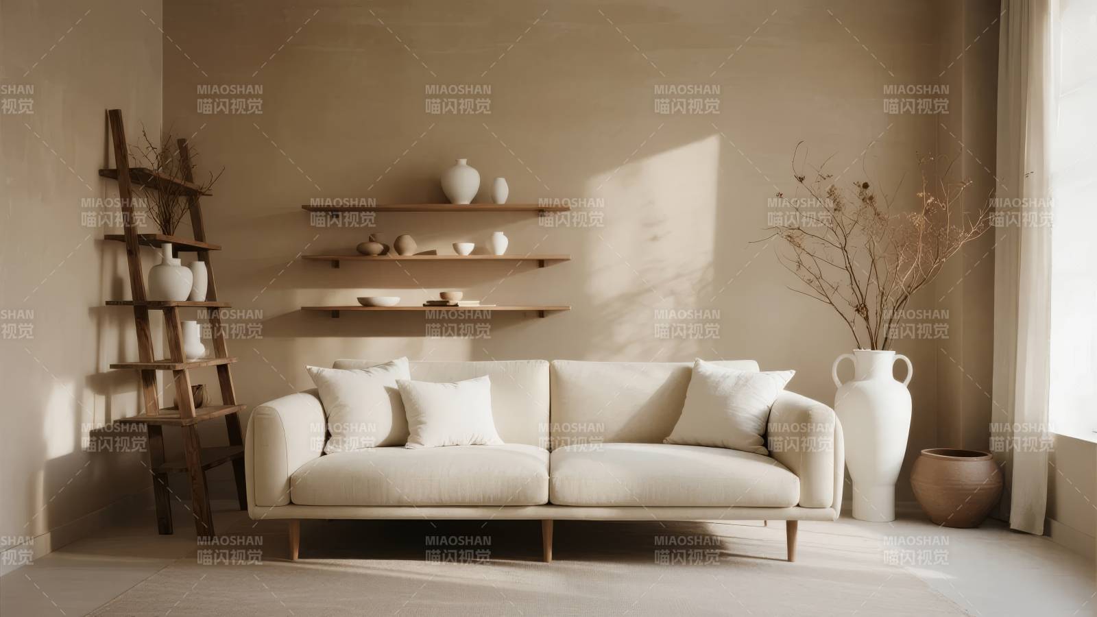 简约客厅静谧时光图片