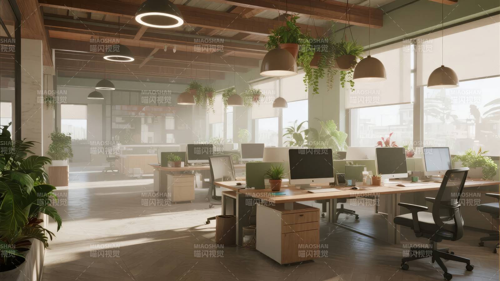 现代办公空间图片