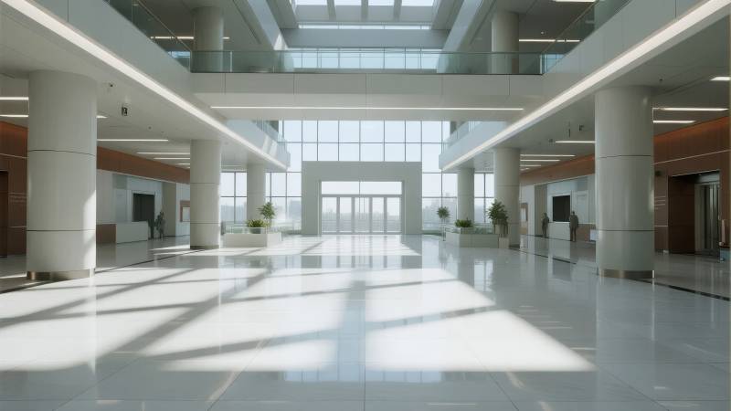 现代大厅明亮宽敞图片