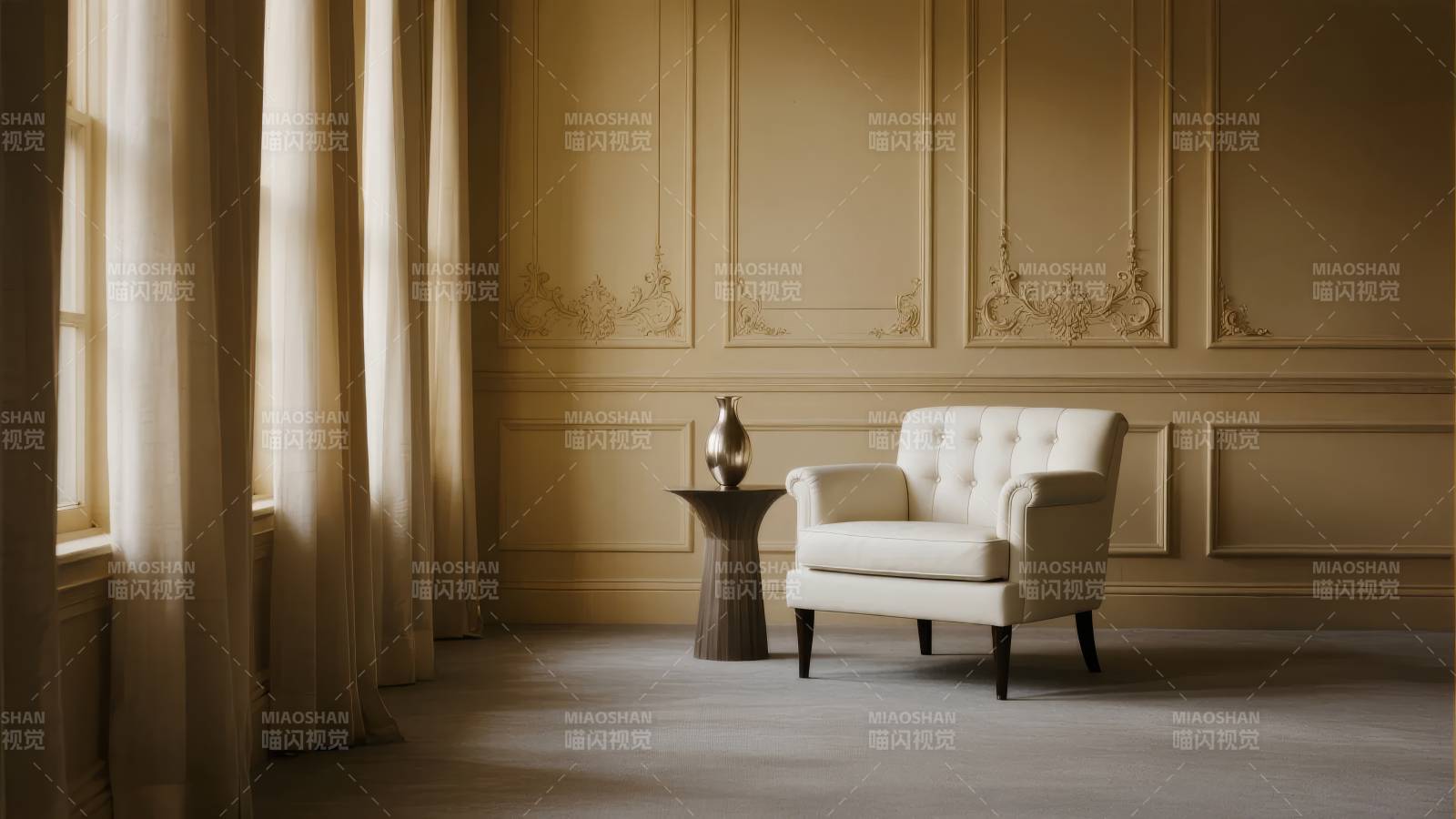 典雅客厅一角图片