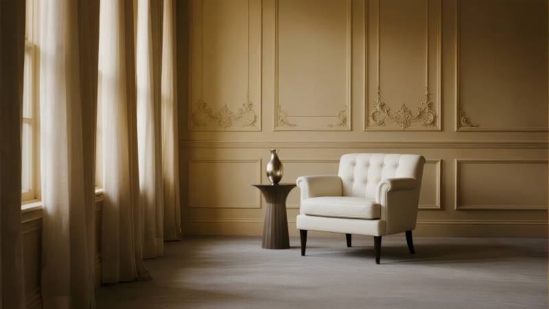 典雅客厅一角图片