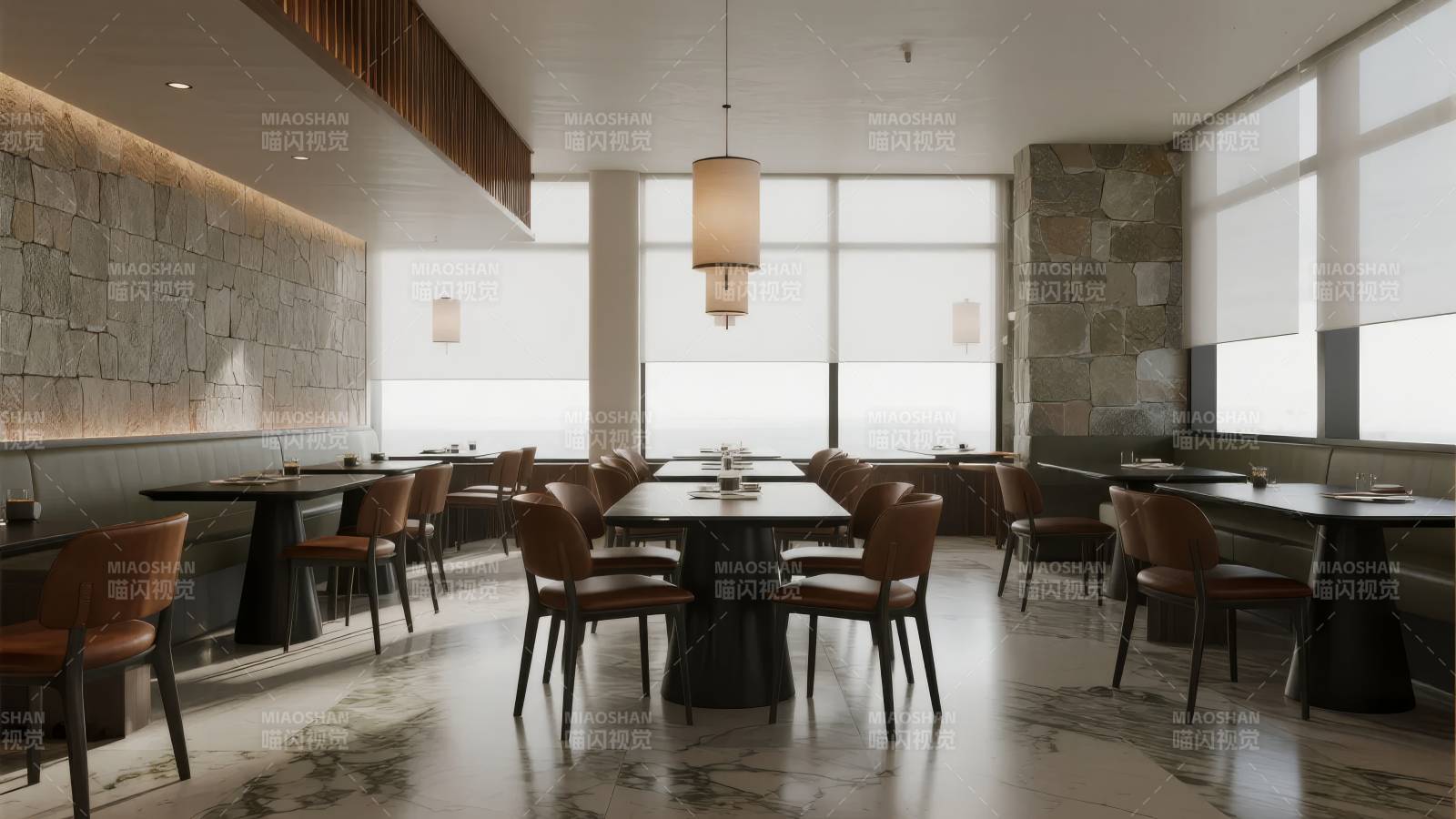 现代餐厅内部设计图片