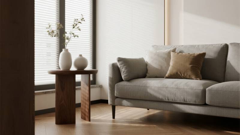 简约客厅一角图片