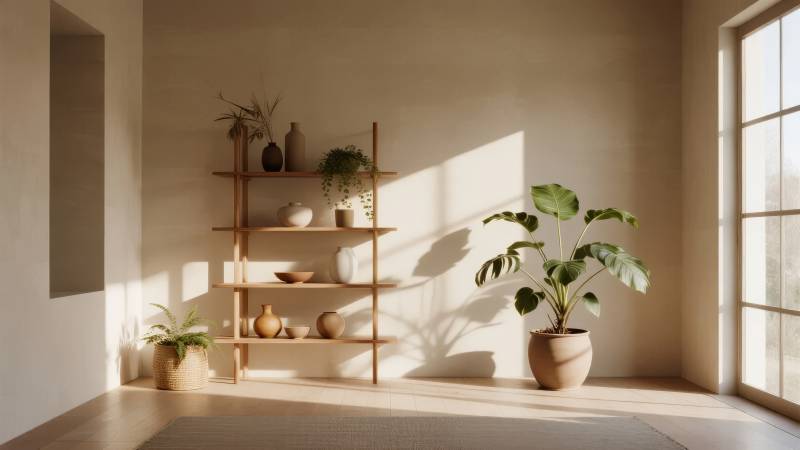 阳光下的静谧角落图片