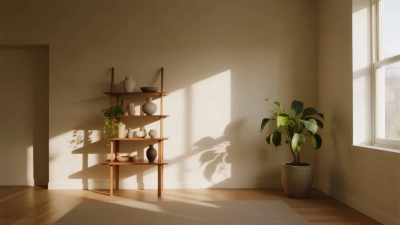 阳光下的静谧角落图片