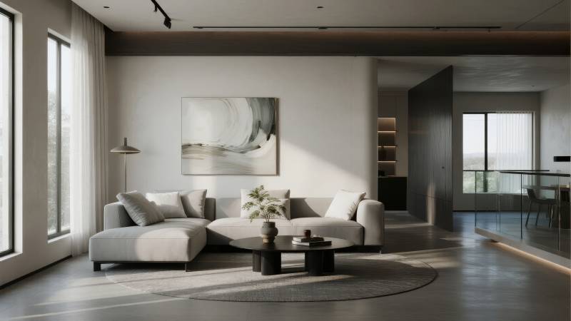 现代简约客厅设计图片