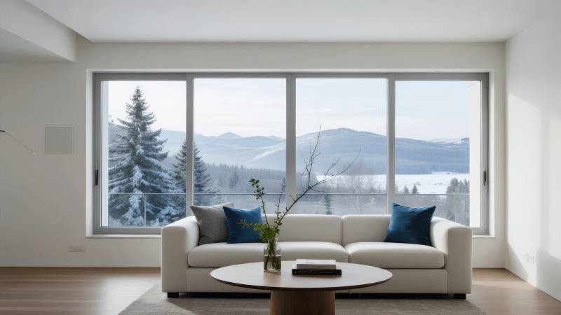 雪山客厅美景图片