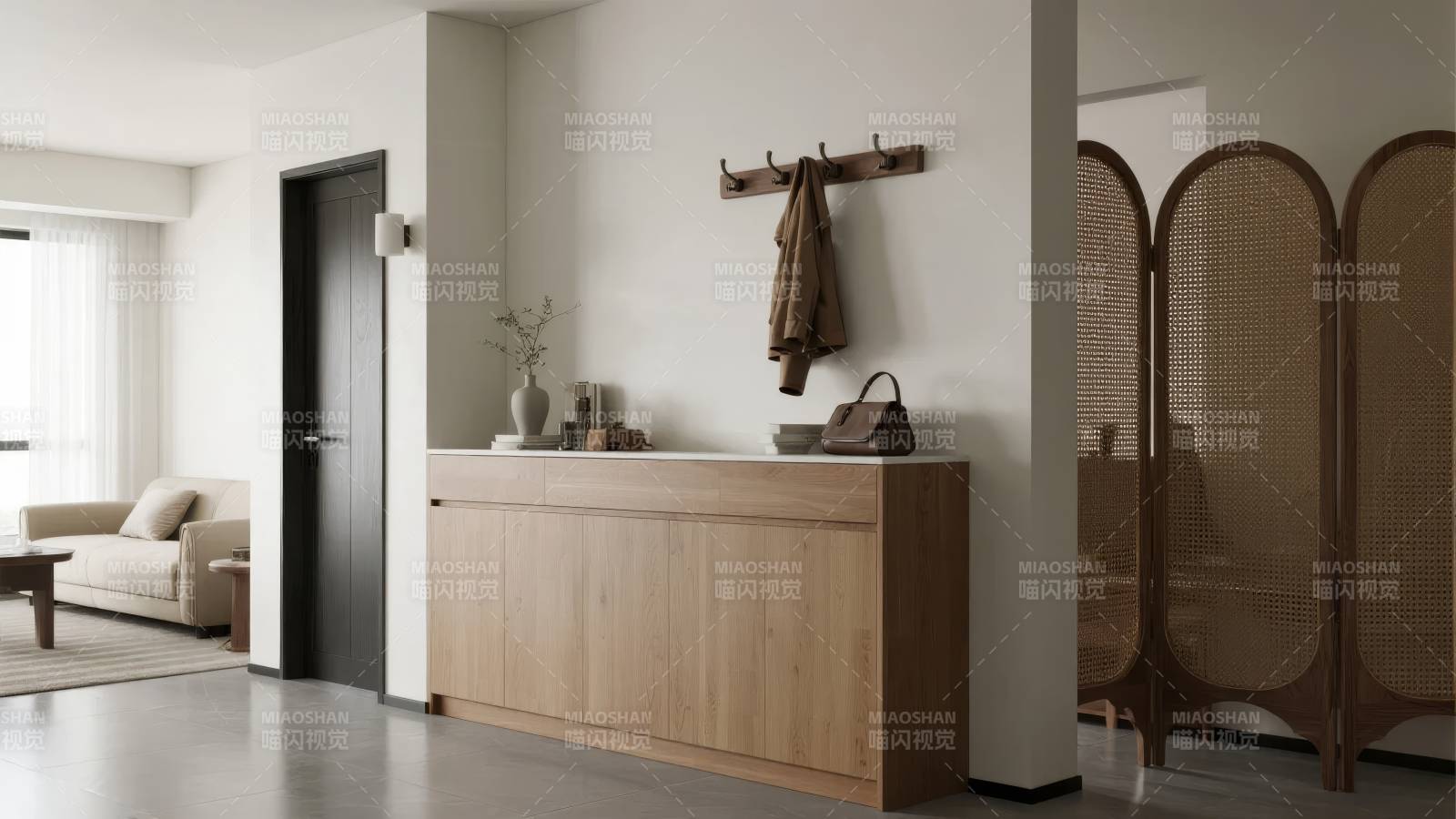 现代简约玄关设计图片