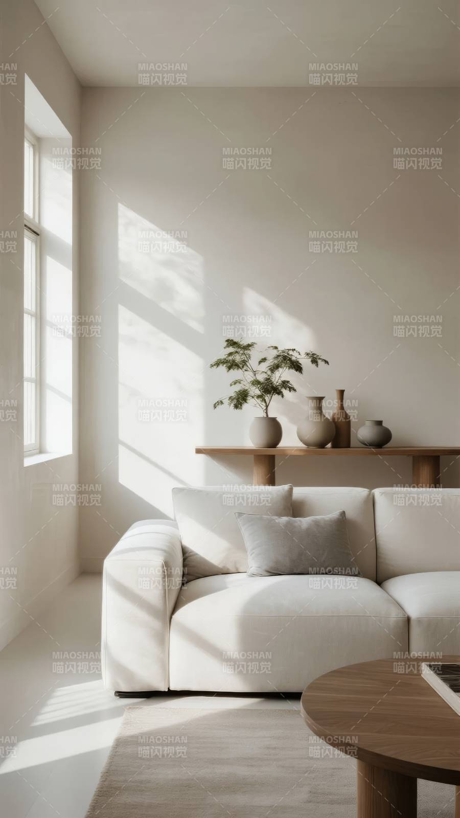 简约客厅光影图图片