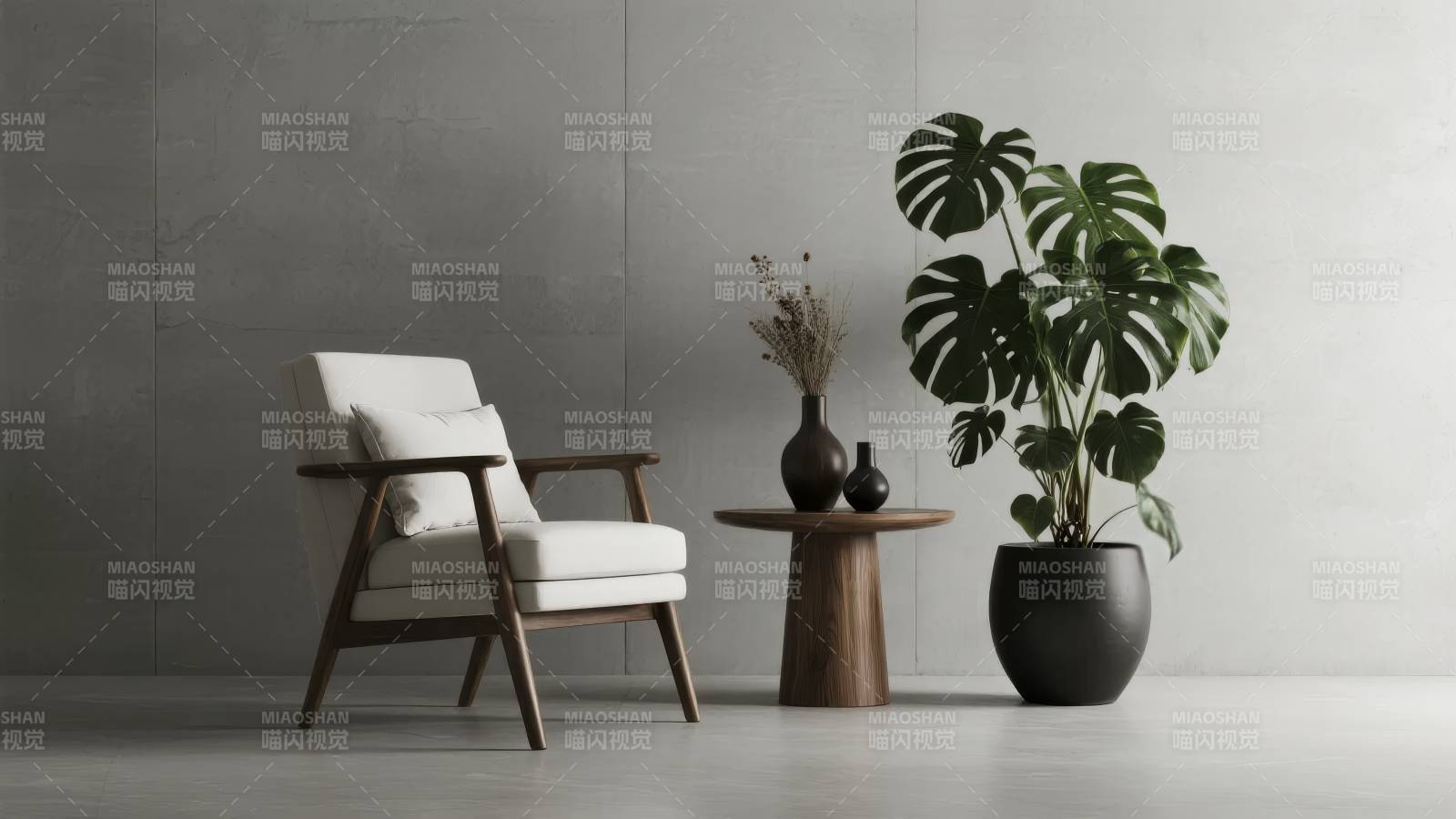 简约客厅一角图片