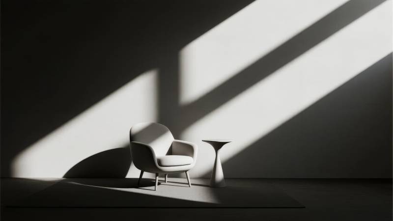 光影中的静谧角落图片